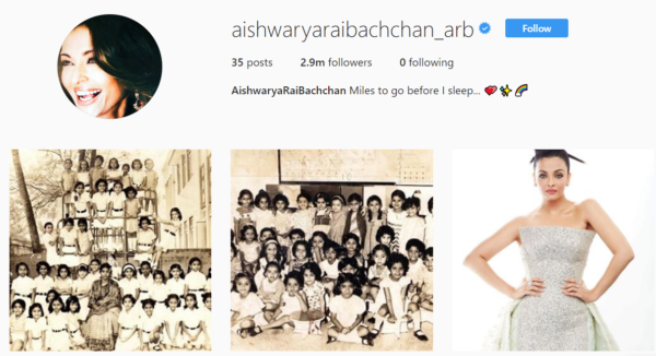 image source instagram as aishwarya joined the instagram hubby abhishek bachchan - aishwarya rai bachchan instagram followers