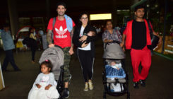 In pics: Sunny Leone makes first public appearance with her three kids