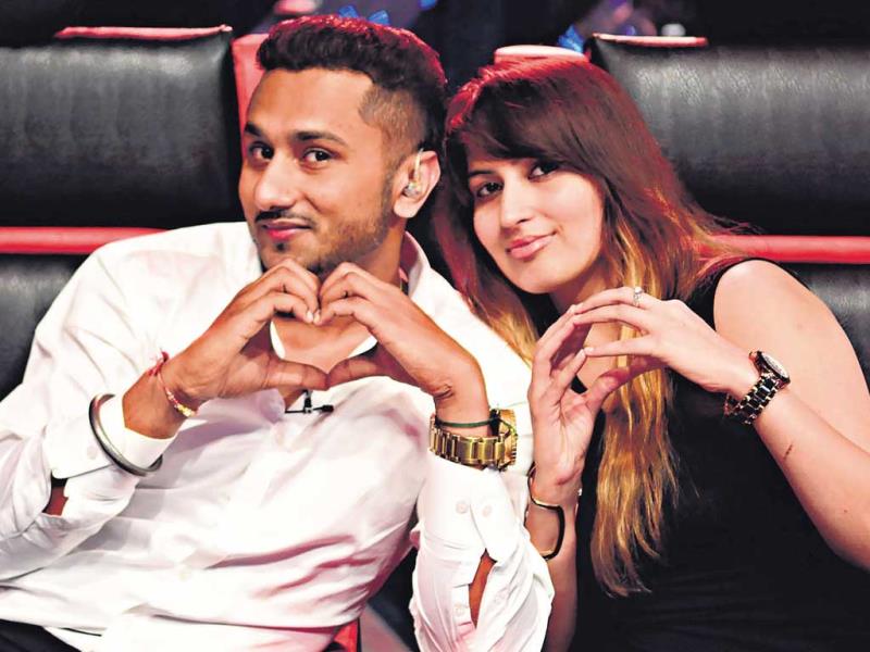 Honey Singh with wife Shalini