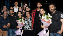 Pics: Mana Shetty celebrates her birthday with hubby Suniel Shetty, son Ahan and friends