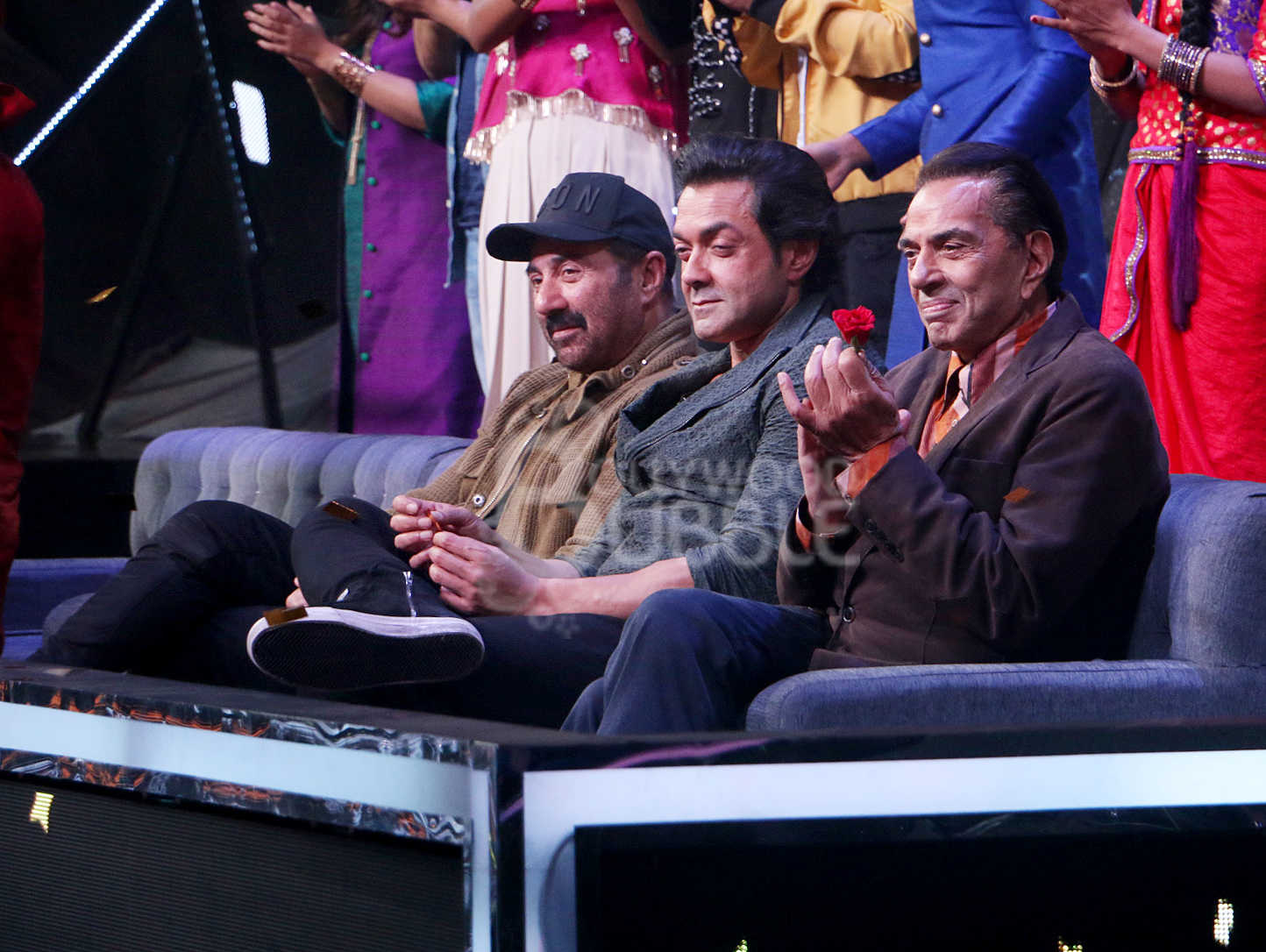 Sunny Deol, Bobby Deol and Dharmendra