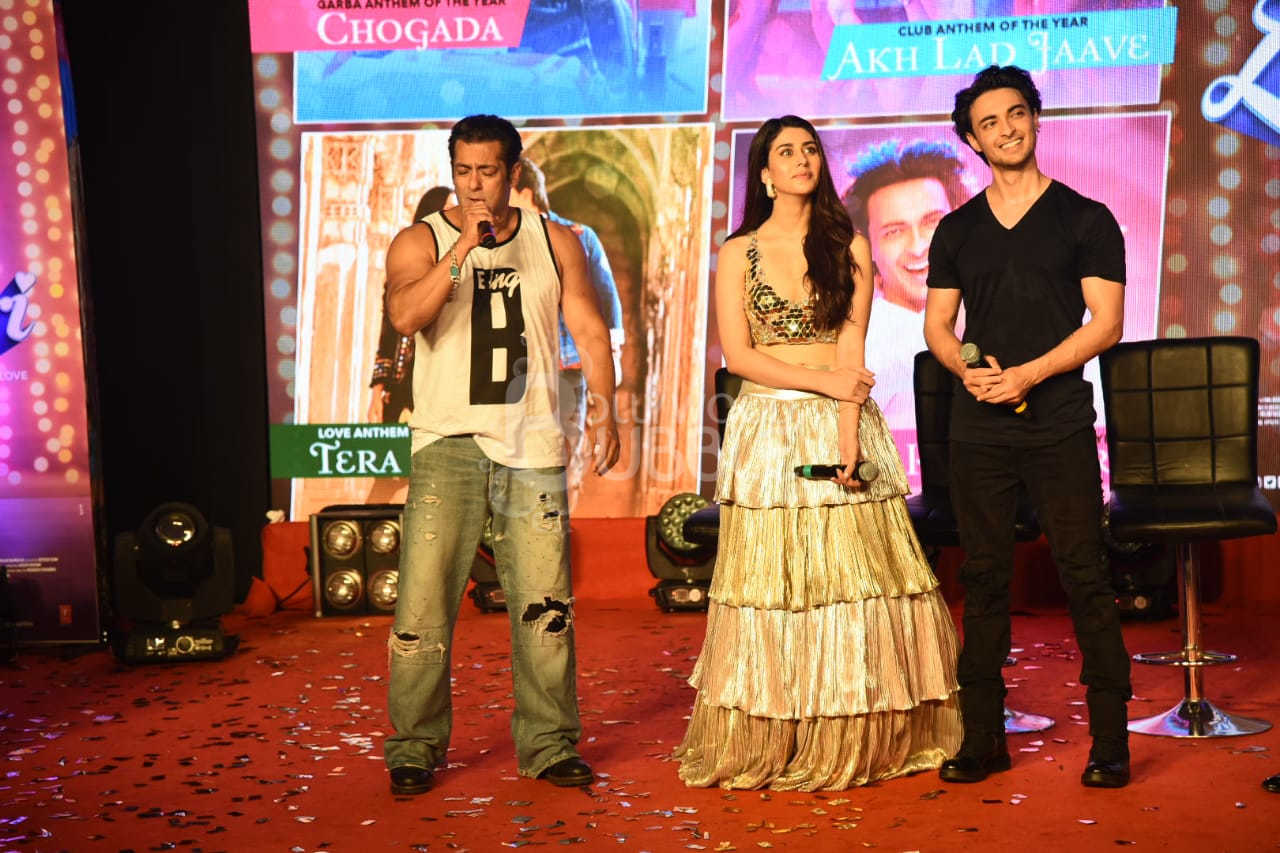 Salman Khan, Warina HUssain and Aayush Sharma