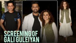 Spotted: Taapsee Pannu and Vicky Kaushal attend the screening of 'Gali Guleiyan'.