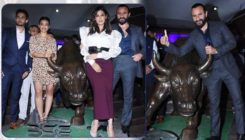 'Baazaar' trailer launch: Saif, Radhika and Chitrangda at Bombay Stock Exchange