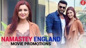 Spotted: Arjun Kapoor and Parineeti Chopra promote their upcoming movie 'Namaste England'