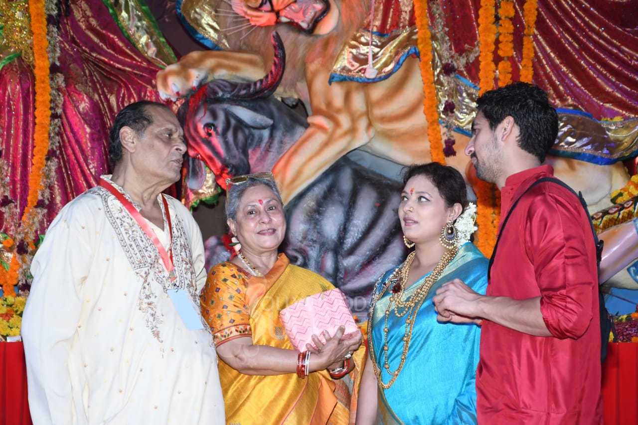 Deb Mukerji, Jaya Bachchan and Ayan Mukerji