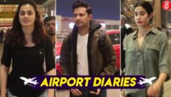 Taapsee Pannu, Vatsal, Janhvi and other celebs spotted at the Mumbai airport