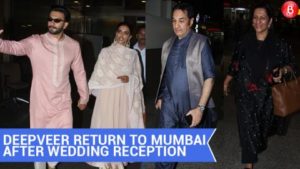 Post their Bengaluru reception, Ranveer-Deepika are back in Mumbai