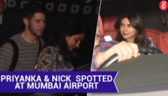 Priyanka Chopra and Nick Jonas arrive in Mumbai ahead of their wedding