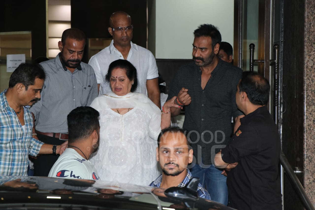 Ajay Devgn and his mother