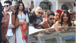 In Pics: Priyanka Chopra and Nick Jonas mobbed by fans and media at Jodhpur airport