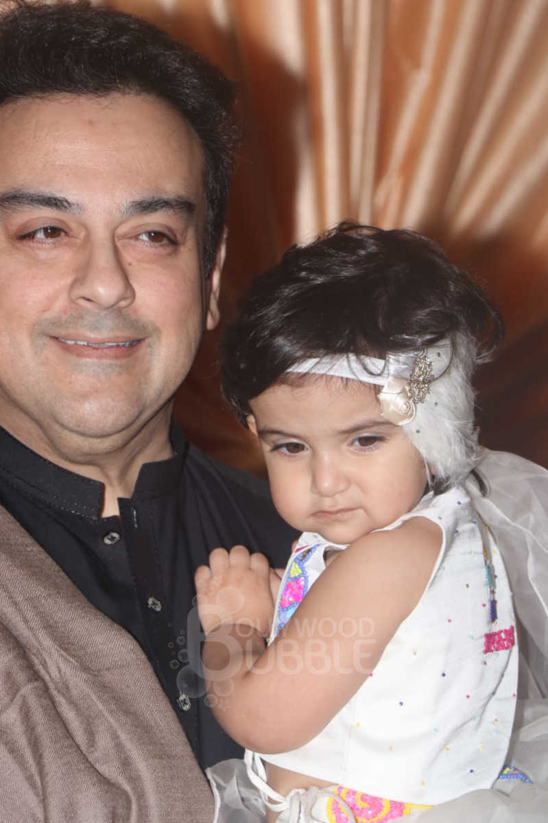 Adnan Sami with daughter