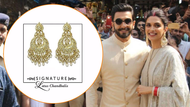 deepika padukone chandbali earrings