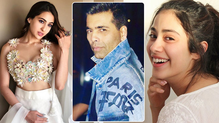 Karan Johar has THIS to say on Sara and Janhvi's debut award