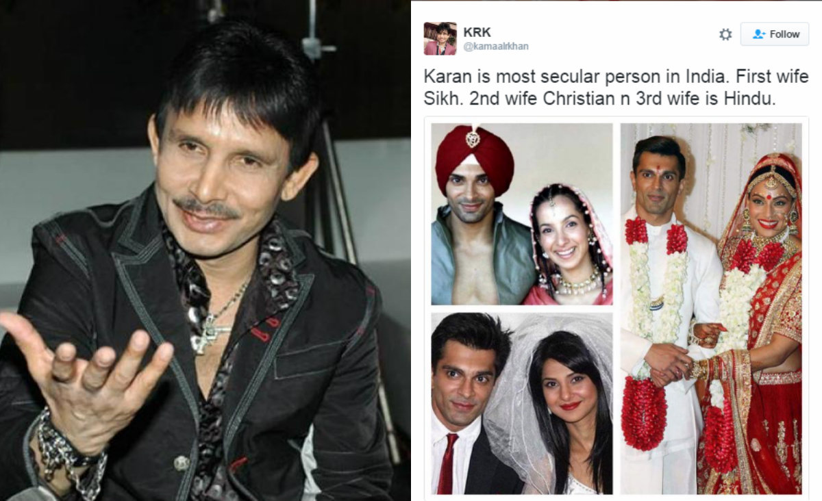 Comment on Karan Singh's marriages