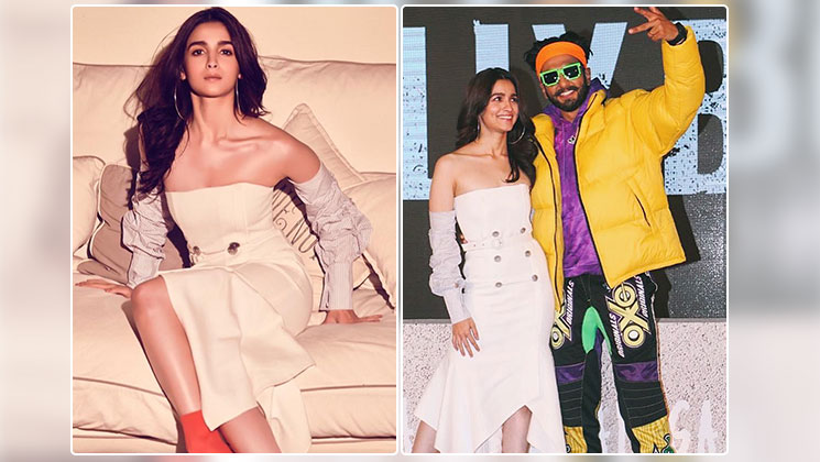 ootd alia bhatt white dress gully boy trailer launch