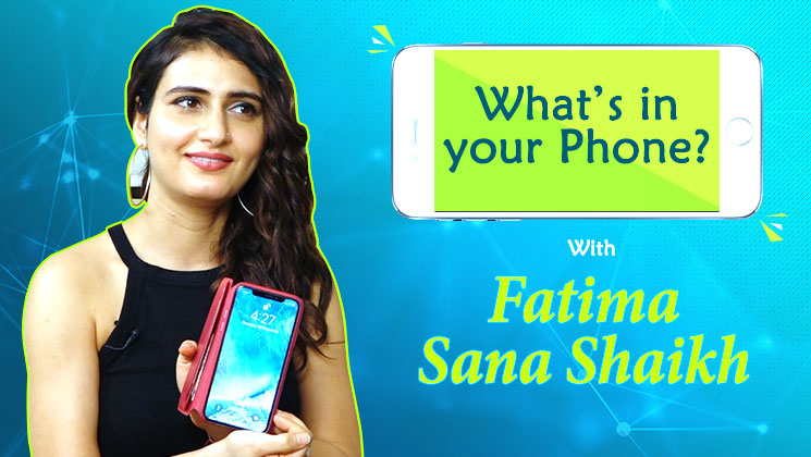Fatima Sana Shaikh What's In My Phone