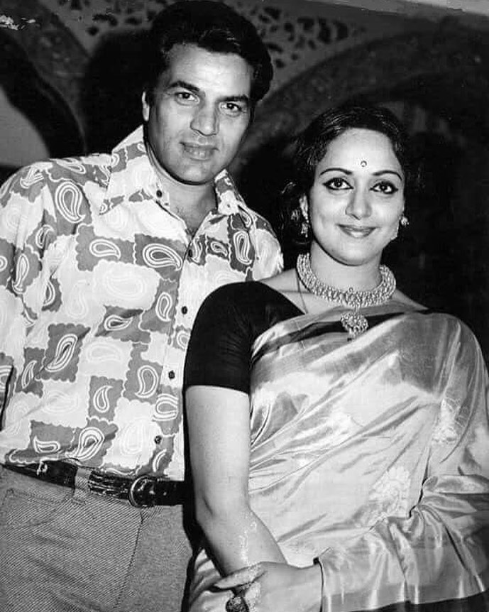 Hema Malini and Dharmendra