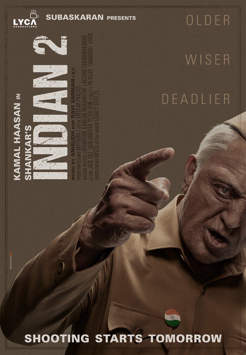 Indian 2 first Poster