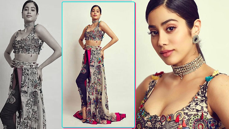 janhvi kapoor boho outfit lions award