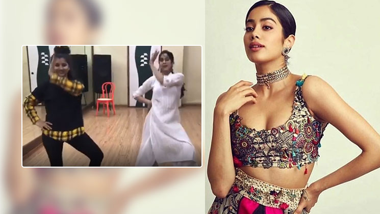 Janhvi Kapoor dance rehearsal video