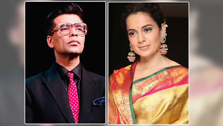 Karan Johar Kangana Ranaut