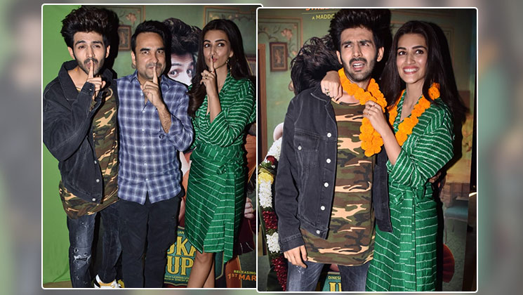 Kartik Kriti Celebs Luka Chuppi trailer launch