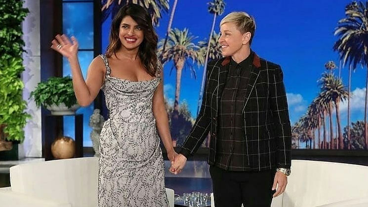 priyanka tequila shot ellen show again