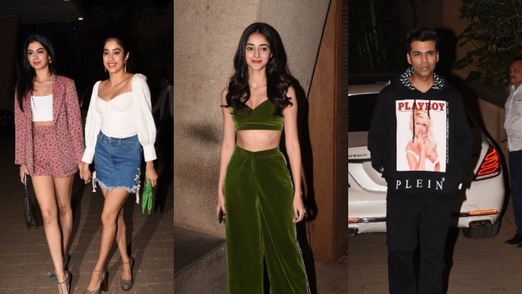 punit malhotra bash tiger shroff ananya janhvi karan johar