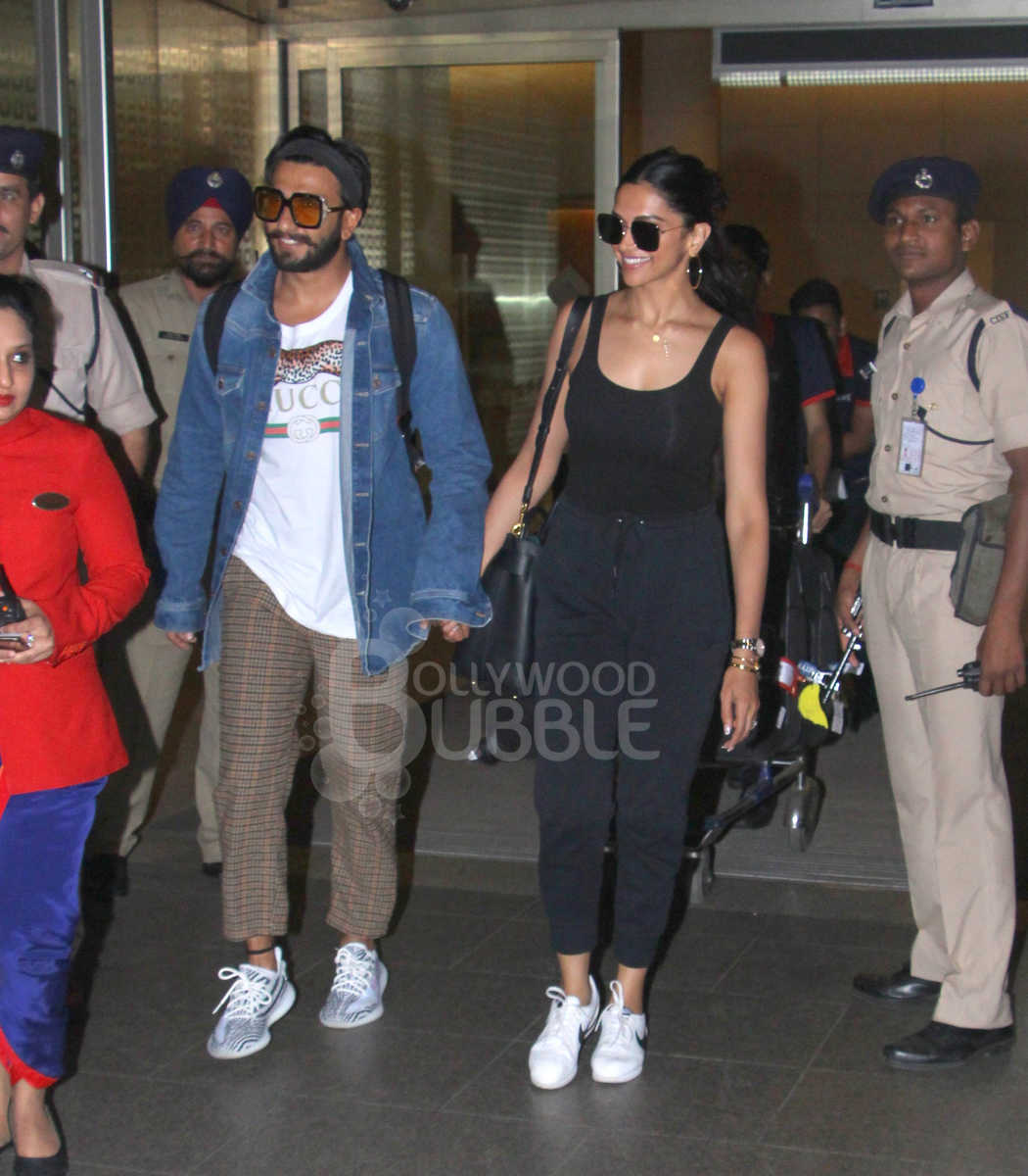 ranveer deepika return honeymoon srilanka