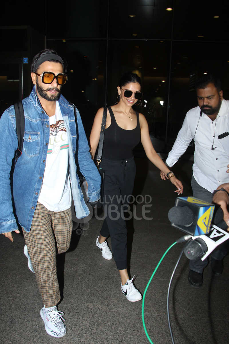 ranveer deepika return honeymoon srilanka