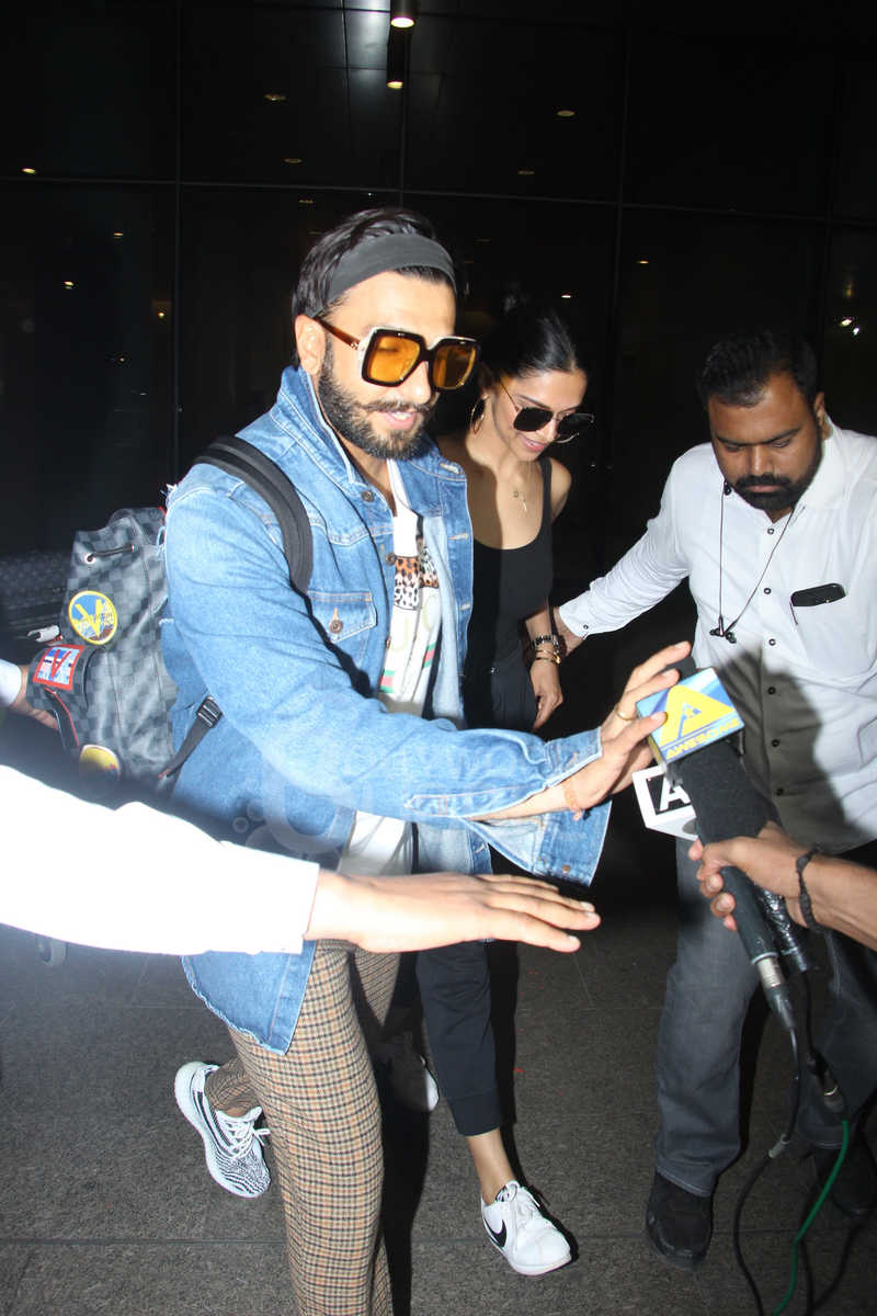 ranveer deepika return honeymoon srilanka