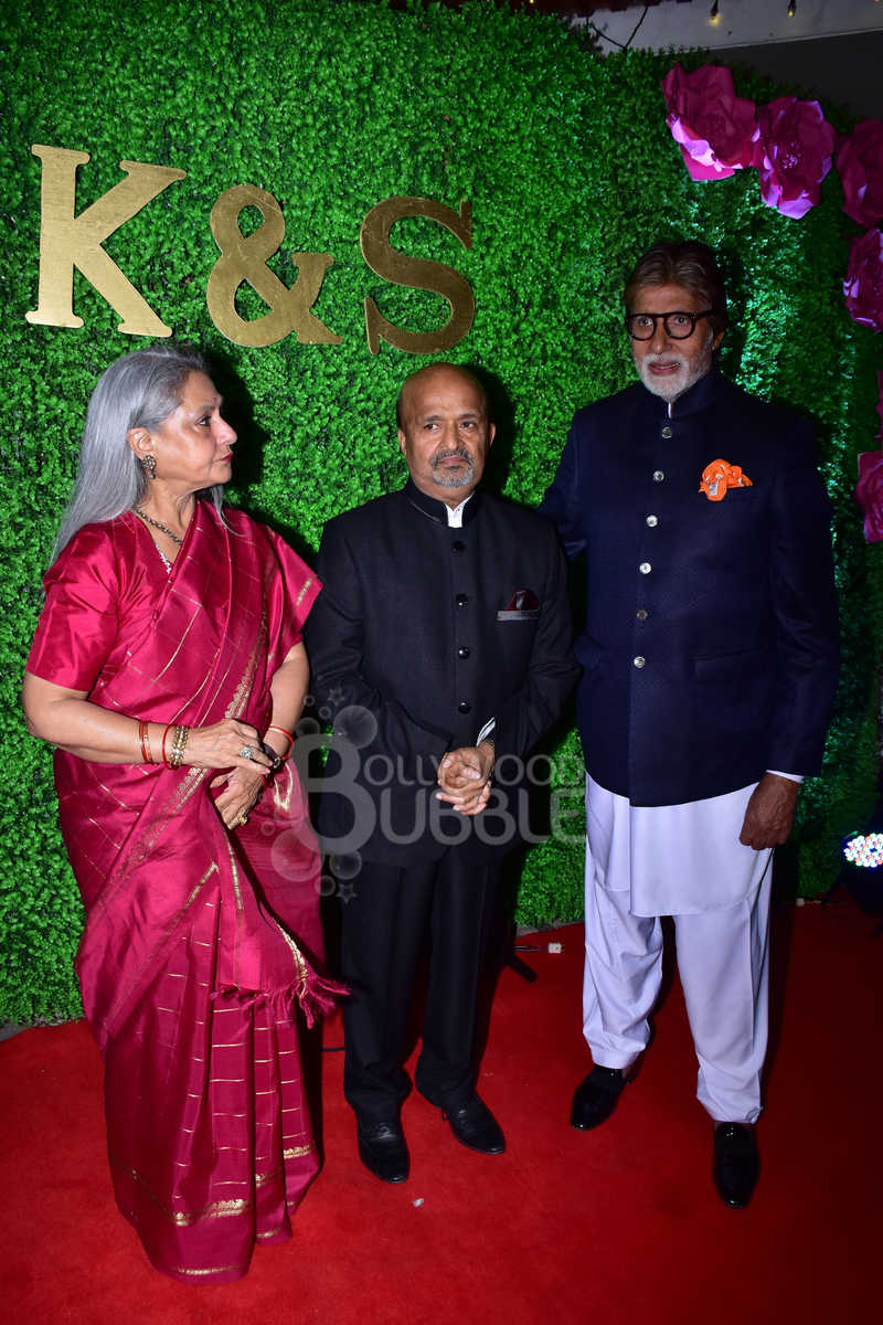 Amitabh Bachchan, Jaya Bachchan and Sameer Anjaan