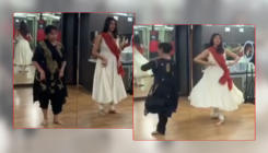 Watch: Sushmita Sen learns Kathak steps from her Maa