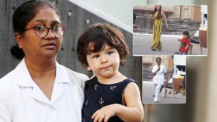 Taimur's Nanny Turns Papprazi