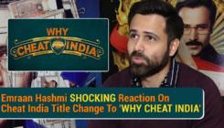 Emraan Hashmi gives a shocking reaction on changing the title of his film 'Cheat India'