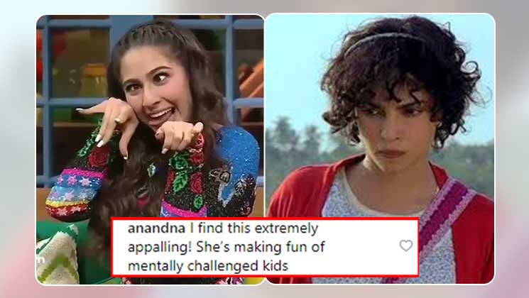 Sara Ali Khan slammed