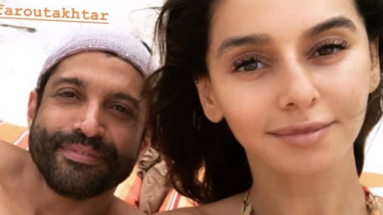 Farhan Akhtar Shibani Dandekar Beach Vacation