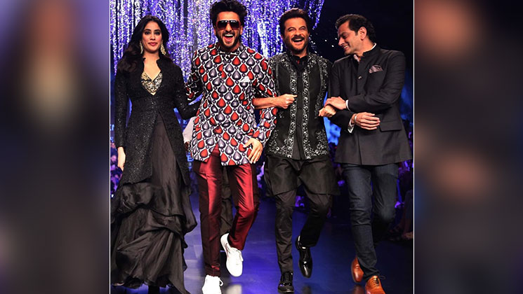 Janvhi Anil Ranveer Walked Ramp LFW Takht