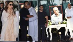 Raj Kumar Barjatya Prayer Meet: Salman Khan, Madhuri Dixit and others arrive