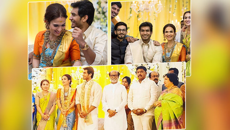 Rajinikanth daughter Soundarya Pre-wedding bash