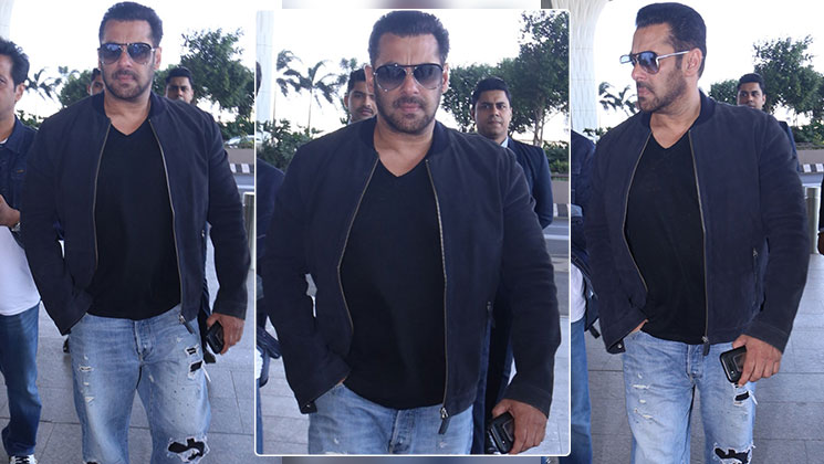 salman khan mumbai airport pics