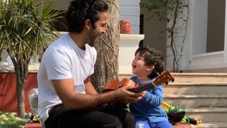 Taimur Playing Guitar