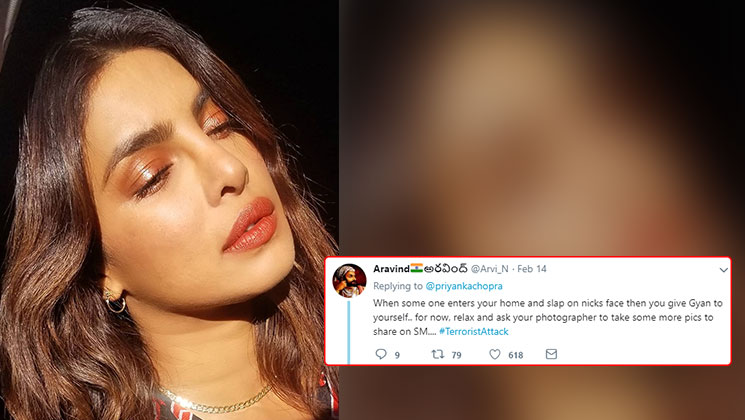 pulwama attack priyanka slammed netizens