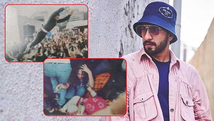 Ranveer Singh jumps crowd injure women