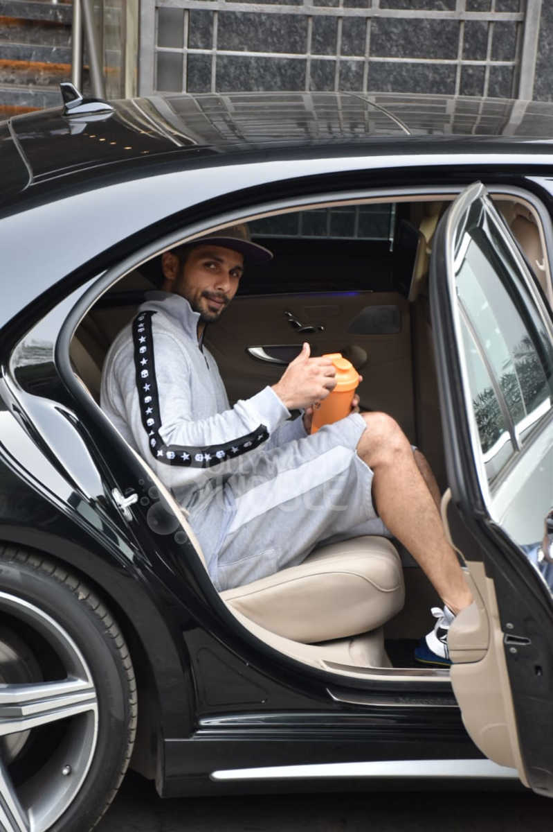 Shahid Kapoor Post Gym Photos