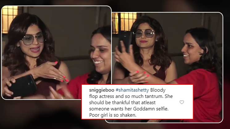 shamita shetty rude behavior fan trolled