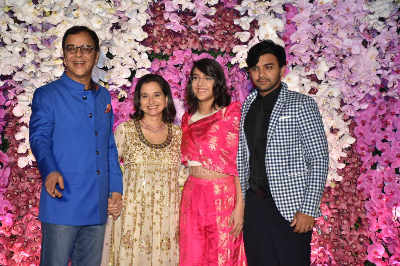 Vidhu Vinod Chopra and Family
