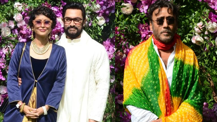 Aamir Khan, jackie shroff akash shloka wedding