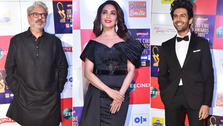 zee cine awards 2019 bhansali madhuri kartik